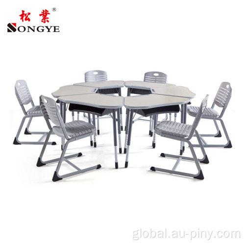 Desks And Chairs Bench Students Individual Combined Study School Desk Chair Factory